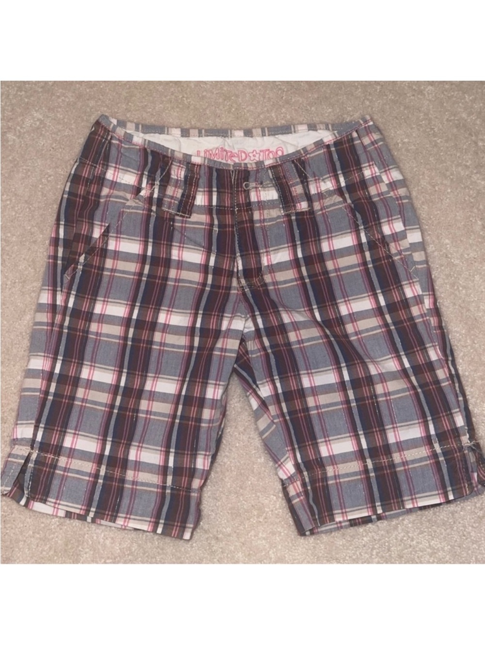 Limited Too plaid shorts